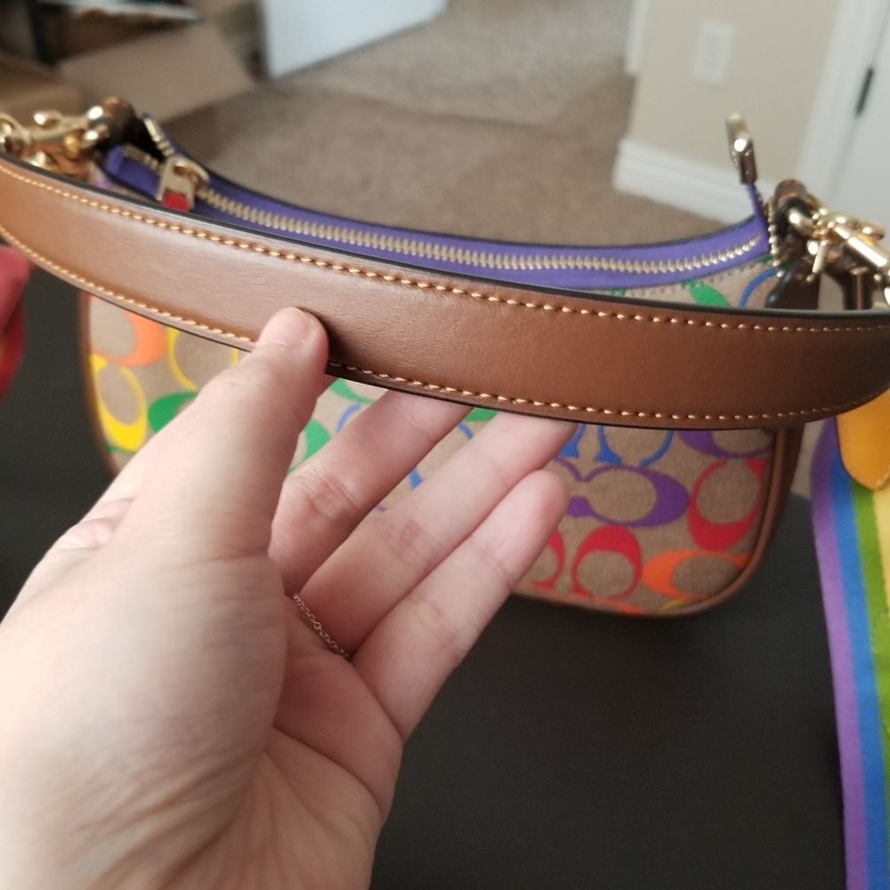 Coach Teri Crossbody in Rainbow - Picture 7 of 8